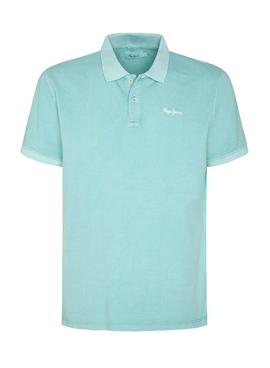 Polo Pepe Jeans Vincent Azul Claro Para Hombre
