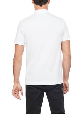 Polo G-Star Dunda Blanco Para Hombre