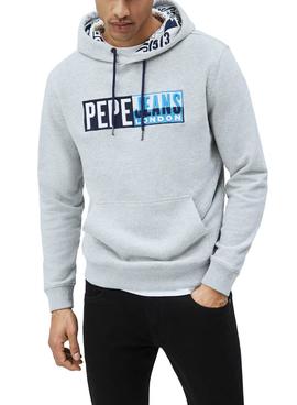 Sudadera Pepe Jeans Harvey Gris Para Hombre