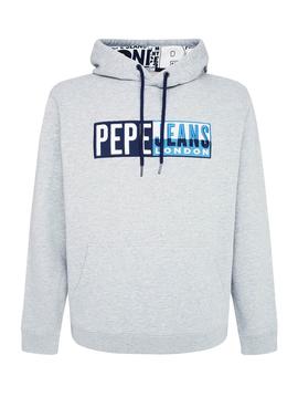 Sudadera Pepe Jeans Harvey Gris Para Hombre