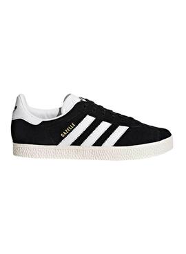 Zapatillas Adidas Gazelle Negro Para Niño Y Niña