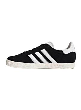 Zapatillas Adidas Gazelle Negro Para Niño Y Niña