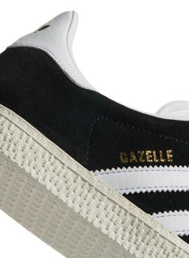 Zapatillas Adidas Gazelle Negro Para Niño Y Niña