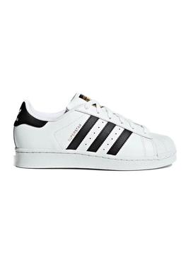 Zapatillas Adidas Superstar Blanco Para Niño Niña