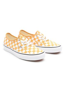 Zapatillas Vans Authentic Checkerboard Amarillo