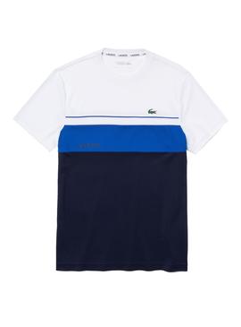 Camiseta Lacoste Sport Transpirable Marino Hombre