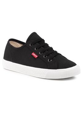 Zapatillas Levis Malibu Beach Negro Para Mujer