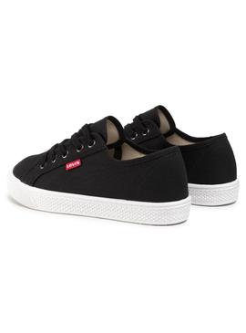 Zapatillas Levis Malibu Beach Negro Para Mujer