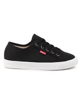 Zapatillas Levis Malibu Beach Negro Para Mujer