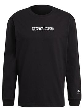 Camiseta Adidas KrustyBurger Negro Para Hombre