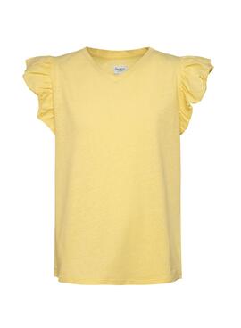 Camiseta Pepe Jeans Eloisa Amarillo para Niña
