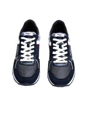 Zapatillas Pepe Jeans Cross 4 Tech Marino Hombre
