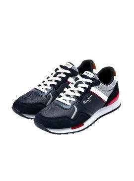 Zapatillas Pepe Jeans Cross 4 Tech Marino Hombre