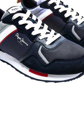Zapatillas Pepe Jeans Cross 4 Tech Marino Hombre