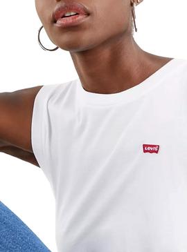 Camiseta Levis Dara Blanco Para Mujer