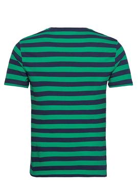 Camiseta Polo Ralph Lauren Rayas Verde Hombre