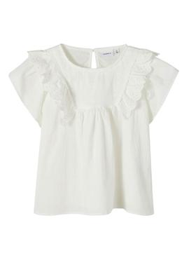 Blusa Name It Firebird Capsl Blanco Para Niña