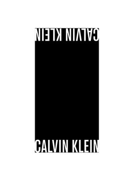 Toalla Calvin Klein Intense Negro Hombre Mujer