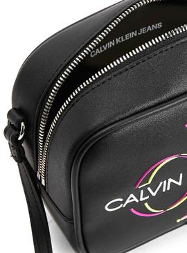 Bolso Calvin Klein Camera Bag Glow Negro Mujer