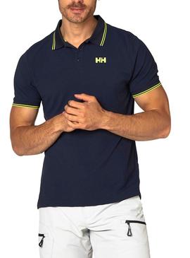 Polo Helly Hansen Kos Azul Marino Para Hombre