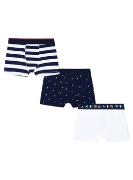 Set 3 boxer Mayoral Nauticos Marino Niño