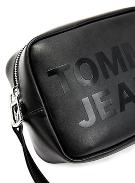 Bolso Tommy Jeans Camera Bag Negro Para Mujer
