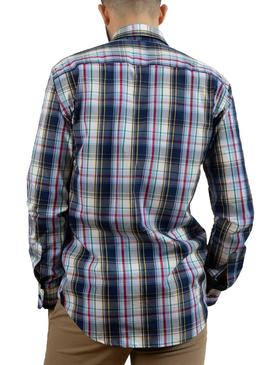 Camisa Klout Luar Azul Marino Para Hombre