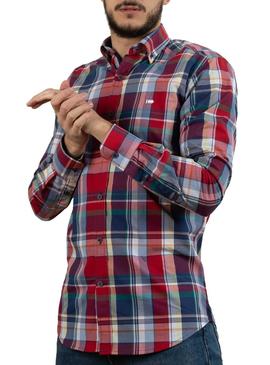 Camisa Klout Cosme Rojo Para Hombre