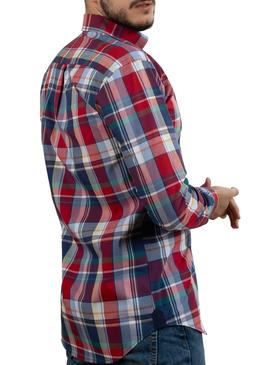 Camisa Klout Cosme Rojo Para Hombre