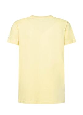 Camiseta Pepe Jeans Leonard Amarillo para Niño