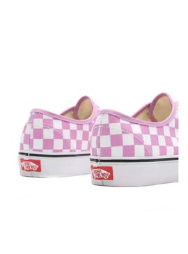 Zapatillas Vans Authentic Checkerboard Rosa Mujer