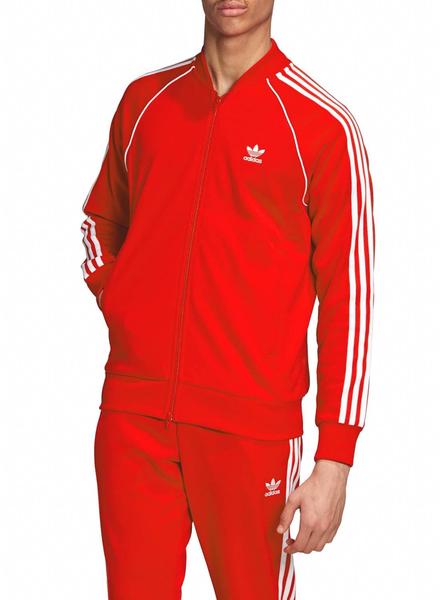 Chaqueta Adidas Rojo Para