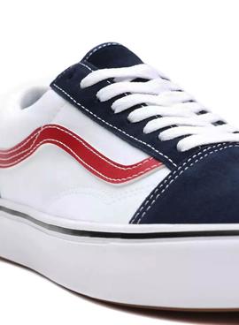 Zapatillas Vans Comfycush Old Skool Blanco Hombre