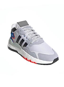 Zapatillas Adidas Nite Jogger Gris Para Hombre