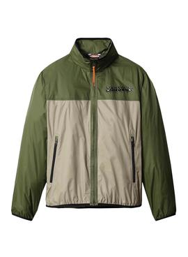 Chaqueta Napapijri Arino Verde Para Hombre