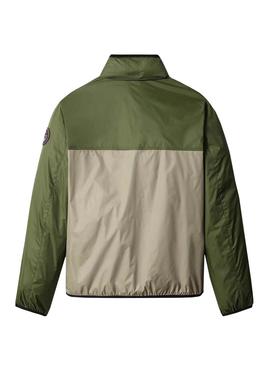 Chaqueta Napapijri Arino Verde Para Hombre