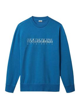 Sudadera Napapijri Ballar Azul Para Hombre