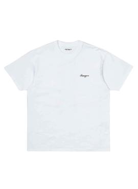 Camiseta Carhartt Calibrate Blanco Para Hombre