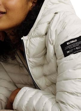 Cazadora Ecoalf Atlantic Blanco Para Mujer