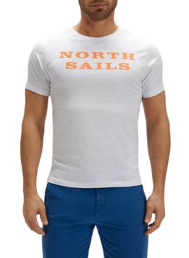 Camiseta North Sails Cotton Jersey Blanco Hombre