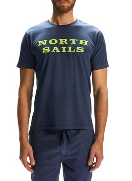 Camiseta North Sails Cotton Jersey Marino Hombre