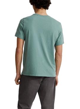 Camiseta Ecoalf Baume Act Now Verde Para Hombre