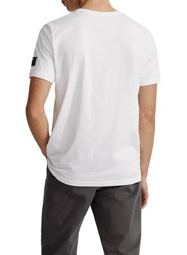 Camiseta Ecoalf Natal Great B Blanco Para Hombre