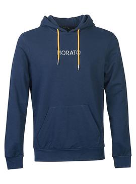 Sudadera Antony Morato Logo Shining Azul para Hombre
