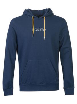 Sudadera Antony Morato Logo Shining Azul Hombre