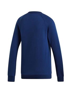 Sudadera Adidas Trefoil Crew Azul Oscuro Mujer 