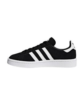 Zapatillas Adidas Campus J Negro Para Niño y Niña