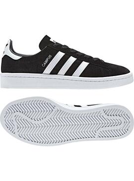 Zapatillas Adidas Campus J Negro Para Niño y Niña