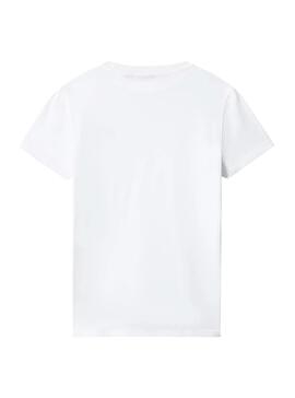 Camiseta Napapijri Salis Blanco Para Niño