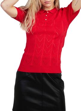 Polo Naf Naf Punto Rojo Para Mujer